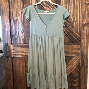 See You Monday Sage Knit Top